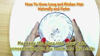 How To Grow Long and thicken Hair Naturally and Faster 100% Work (Hair Growth Treatment)