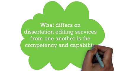 dissertation editing services