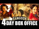 RANGOON - 4TH DAY - BOX OFFICE Collection - Shahid Kapoor , Kangana Ranaut ,Saif Ali Khan