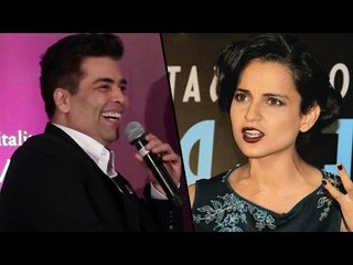 karan Johar SCARED  When Taken kangana Ranaut's Name