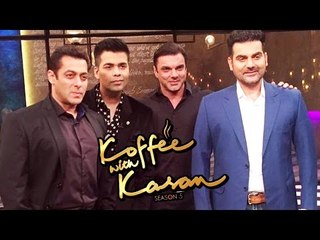 Salman, Arbaaz & Sohail On 100th Episode Of Koffee with Karan 5