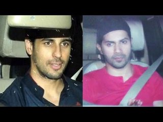 Varun Dhawan & Sidharth Malhotra VISITS Karan Johar's | THE RESIDENCY