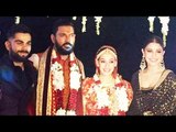 Virat Kohli & Anushka Sharma POSE With Yuvraj Singh-Hazel Keech Marriage
