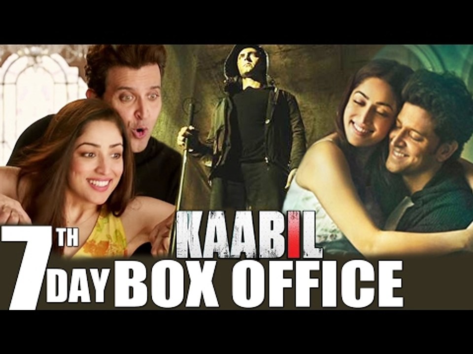 Hrithik's KAABIL - 7th DAY BOX OFFICE COLLECTION - STRONG HOLDS