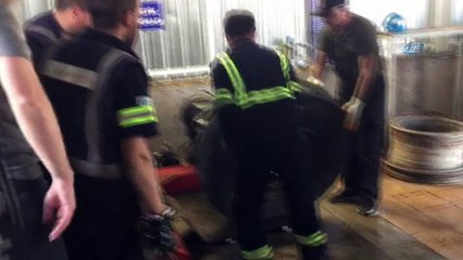 Tekerleğin içindeki eroini narkotik köpeği buldu