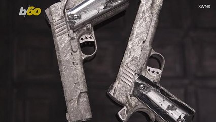 $4.5M Pair of Pistols Made from a 4.5-Billion-Year-Old Meteorite