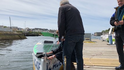 Baptême du bateau Icade d’Anne Quéméré