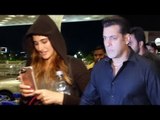 Nargis Fakhri & Salman Khan Spotted At Airport | LEAVES For Dabangg Tour 2017