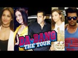 Dabangg Tour 2017 | Salman Khan, Elli, Daisy, Bipasha | Spotted At Mumbai Airport