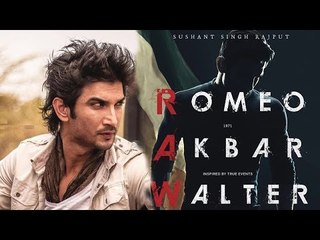 Romeo Akbar Walter FIRST LOOK Out - Sushant Singh