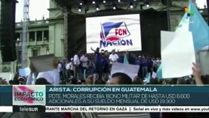 Guatemala: varios casos de corrupción aquejan al gob. de Jimmy Morales