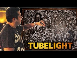 Salman Khan Makes A Masterpiece Painting On The Sets Of Tubelight