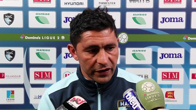 Avant HAC - AC Ajaccio, interview d'Oswald Tanchot