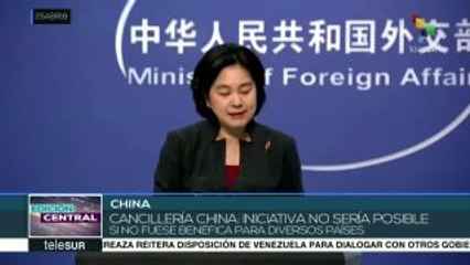 China rechaza informe de instituto de EEUU sobre "La franja y la ruta"