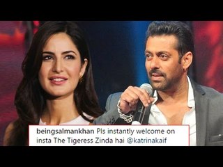 Salman Welcomes His 'Tigress' Katrina On Instagram In Special Way!