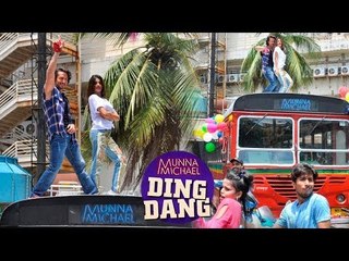 Tiger Shroff LIVE Performance On BEST Bus | Ding Dang - Video Song | Munna Michael 2017