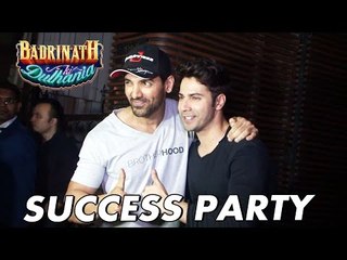 DASHING John Abraham At Badrinath Ki Dulhania Success Party