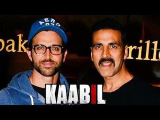 Akshay Kumar AT Hrithik Roshan's KAABIL Movie Screening