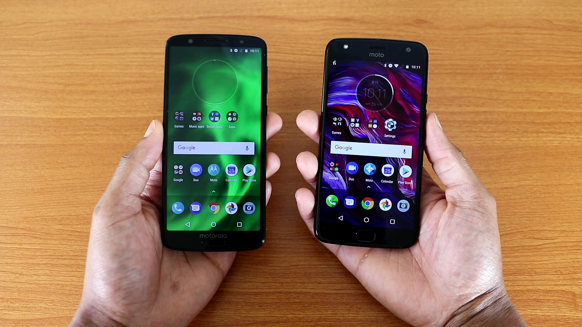 ⁣Motorola Moto G6 Vs Moto X4 Speed Test