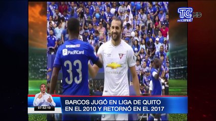 Hernán Barcos llegó a Ecuador en el 2006 para jugar en Olmedo