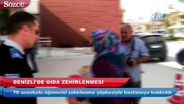 Denizli’de 70 anaokulu öğrencisi zehirlenme şüphesiyle hastaneye kaldırıldı