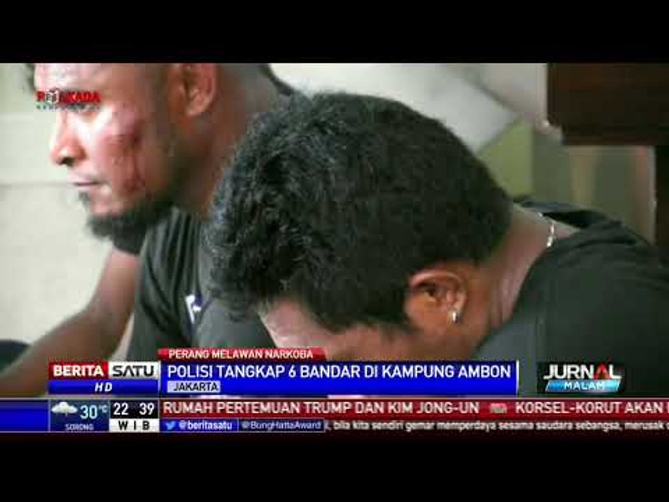 6 Bandar Narkoba Diringkus di Kampung Ambon