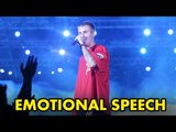 Justin Bieber's EMOTIONAL SPEECH At Mumbai Live Concert