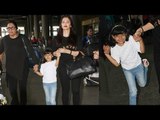 Aishwarya Rai Bachchan’s Daughter Aaradhya Poses For The Media - Watch