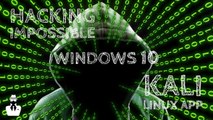 How to install Kali Linux app on Windows 10
