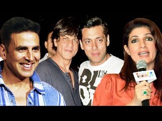 Akshay Takes Wife Twinkles Side On Targeting Salman & Shahrukh