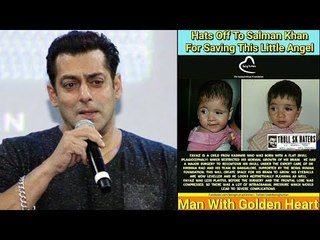 Salman Khan Saves Life Of PREMATURE BABY - Does Skull Surgery