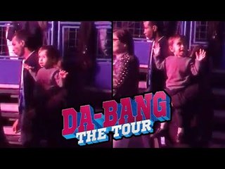 Salman Shares Aprita Khan And AHIL DANCE At Dabangg Concert