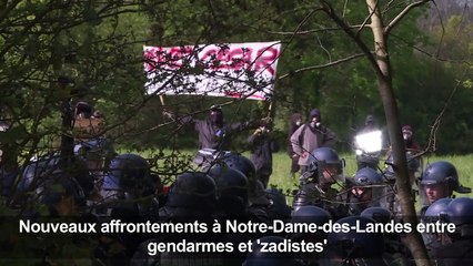 Nouveaux affrontements à Notre-Dame-des-Landes