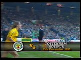 Manchester City - Tottenham Hotspur Hotspur 15-12-1990 Division One