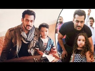 Salman Khan Clicks With Small Fan @ Morocco - Tiger Zinda Hai Shoot