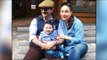 Taimur Ali Khan Poses With Mom Kareena And Dad Saif Ali Khan In Switzerland