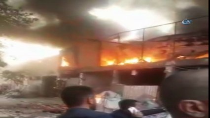 Kartal’da atık kağıtların toplandığı depoda korkutan yangın