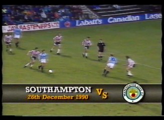 Southampton - Manchester City 26-12-1990 Division One