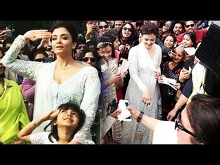 Aishwarya Rai & Aaradhya Bachchan Host The Indian Flag In Melbourne