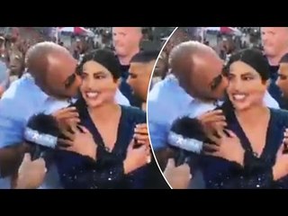 Priyanka Chopra Get Kissed By Dwayne Johnson ROCK In Front Of Media
