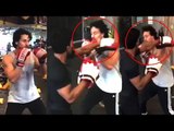 Tiger Shroff Does Boxing Stunt Practice For Baaghi 2