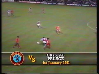 Aston Villa - Crystal Palace 01-01-1991 Division One