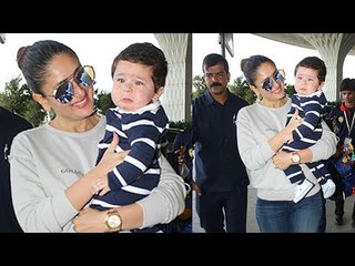 Taimur Goes On Shoot With Mom Kareena For Veere Di Wedding