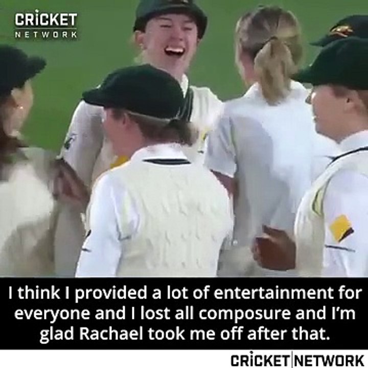 Ellyse perry most embarrassing moment in cricket - Women Ashes series 2017