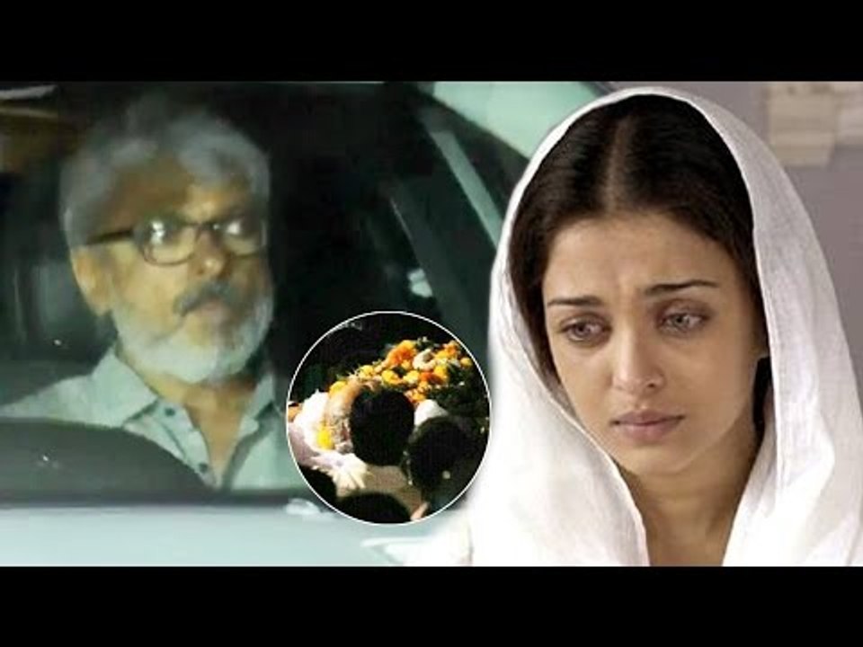 Sanjay Leela Bhansali AT Aishwarya Rai Father Krishnaraj Rai’s Funeral