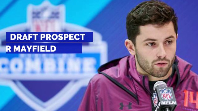 Draft Prospect Baker Mayfield Recreates Iconic Brett Favre Photo