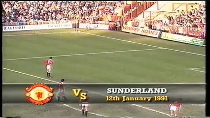 Manchester United - Sunderland 12-01-1991 Division One