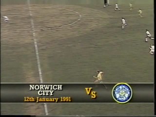 Norwich City - Leeds United 12-01-1991 Division One
