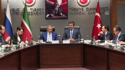 Zeybekci, Tataristan Cumhurbaşkanı Minnihanov ile görüştü - ANKARA