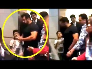 Salman's Little FAN Begs To Take Autograph At Airport | What Salman Does Is Very CUTE!!